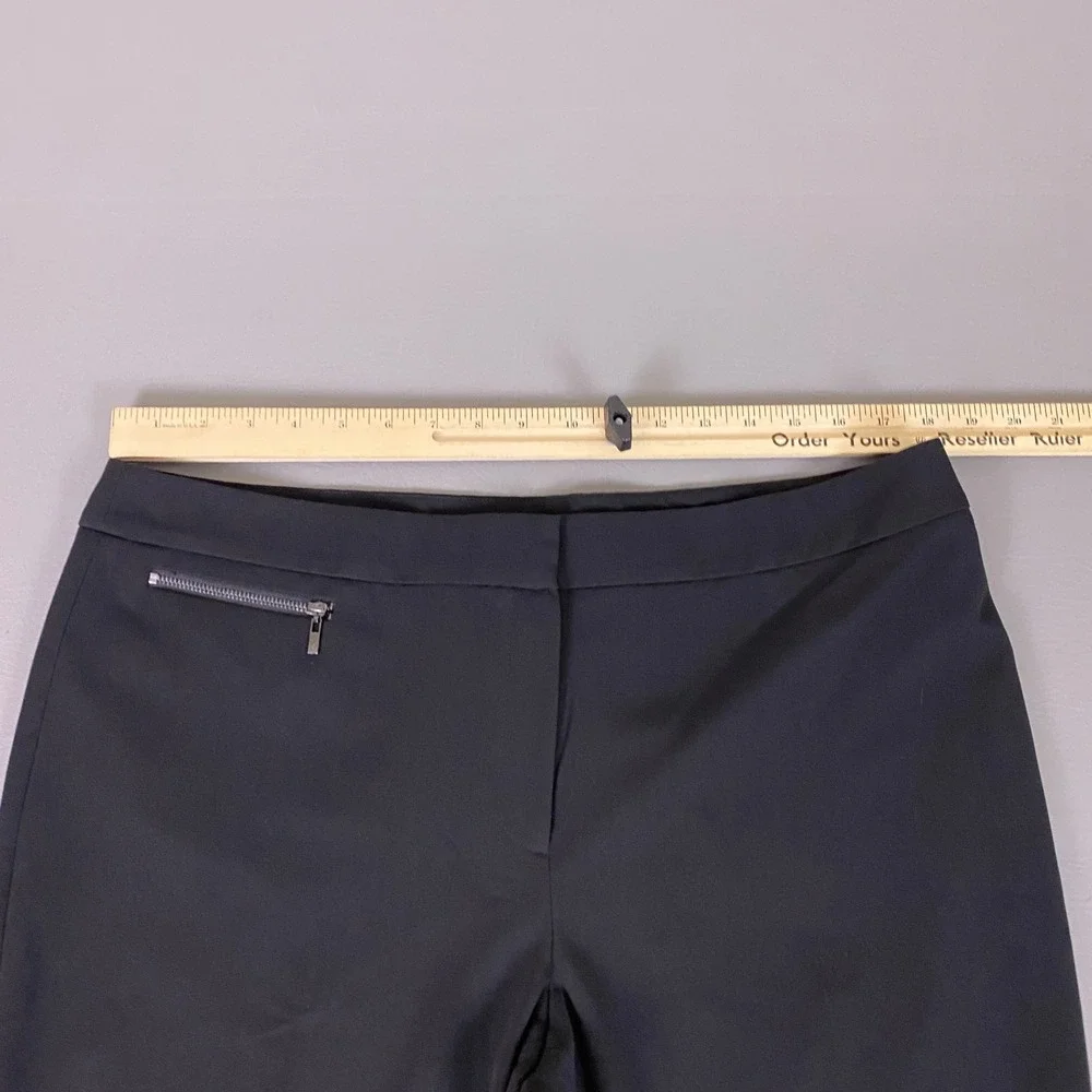 Jones New York Collection Wide Leg Pants Womens 14 Black Stretch Trousers Career